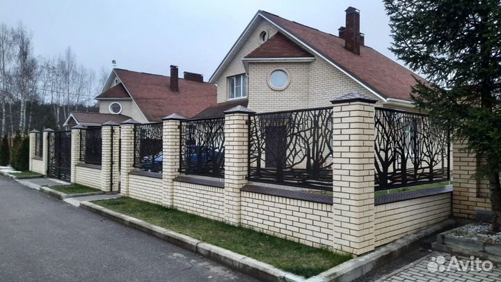 Гладкий колпак 1,5 евро кирпича заглушка на забор