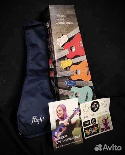 Укулеле Flight (новая) с чехлом