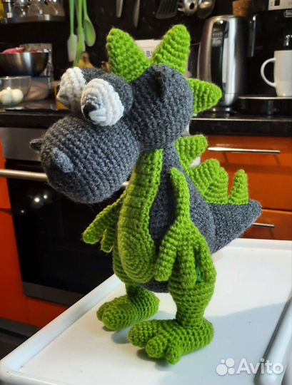 Дракон амигуруми