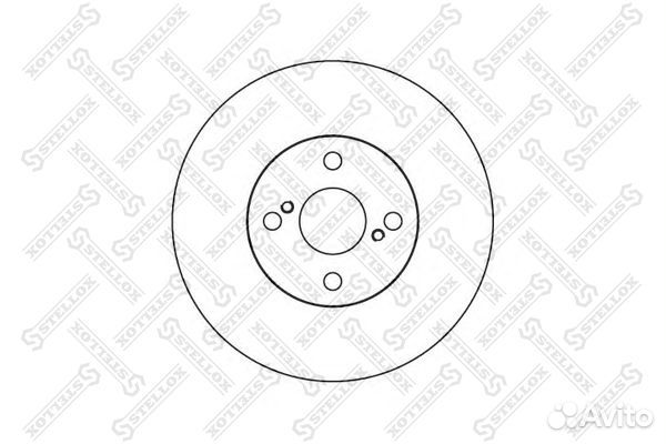 6020-4587-SX диск тормозной задний Toyota Coro