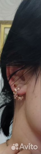 Золотые серьги