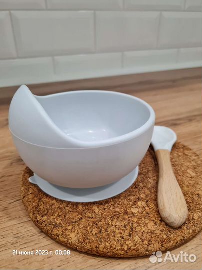 Силиконовая тарелка детская