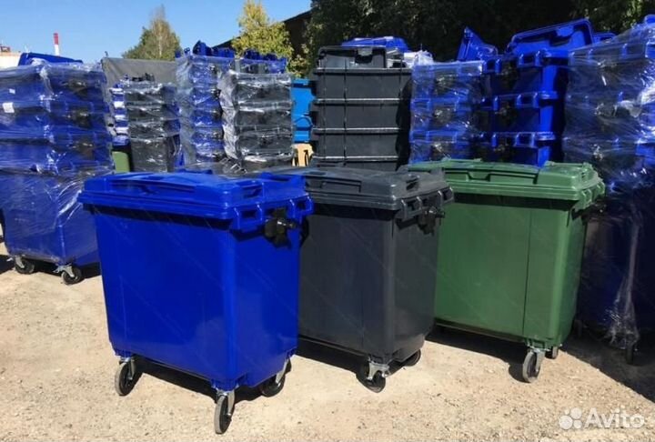 Пластиковый евроконтейнер 660л-4750