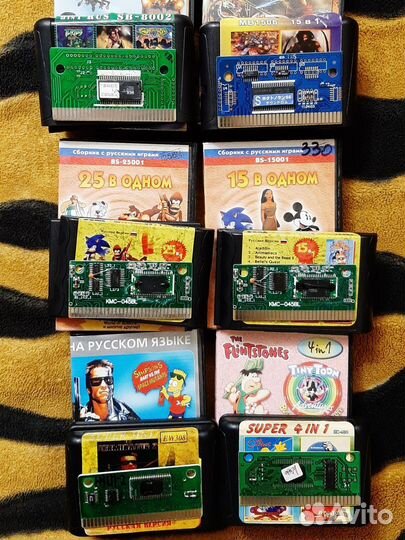 Полноплатные картриджи sega (конец 90х - нач.200х)