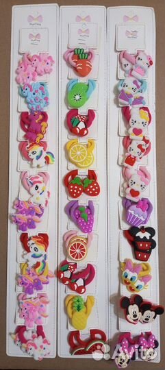 Детские заколки и резинки для волос косички наборы