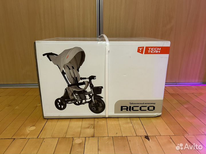 Детский трехколесный велосипед tech team ricco