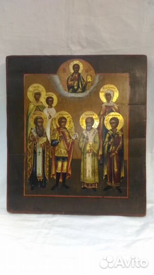 Икона Заказная именная, 19 век