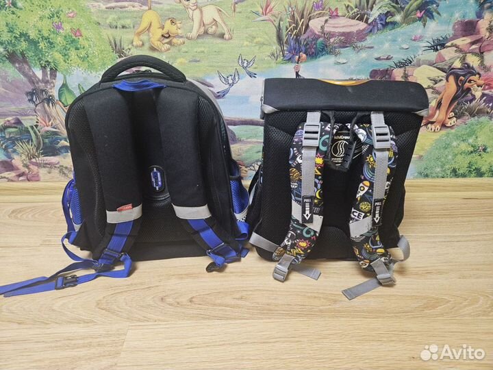 Рюкзак школьный для мальчика grizzly/ erich krause