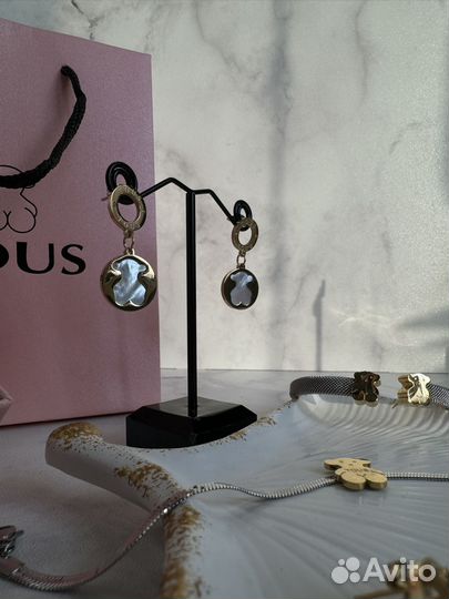 Серьги браслет tous новые