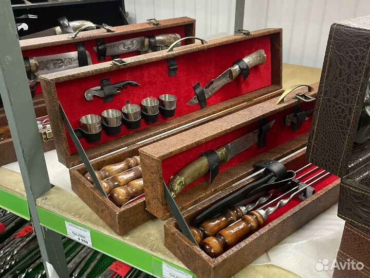 Наборы шампуров на подарок Кизляр