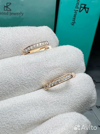 Золотые серьги