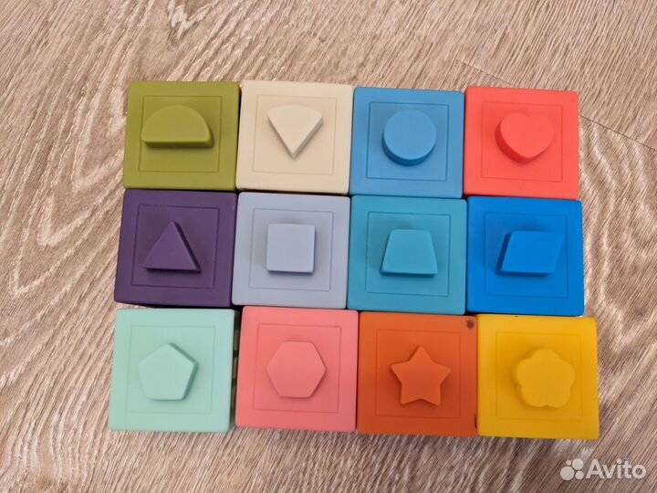 Кубики резиновые