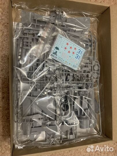 Сборная модель миг-31 Звезда