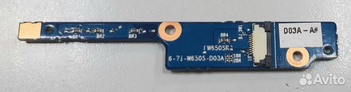 Кнопка включения ноутбука DNS W650. Отп. в регионы