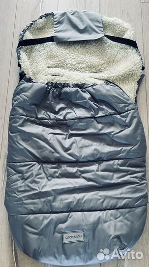 Конверт в коляску на овчине