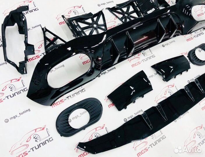 Диффузор Mercedes w177 А35 AMG (Седан)