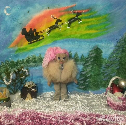 Кукла в шубке