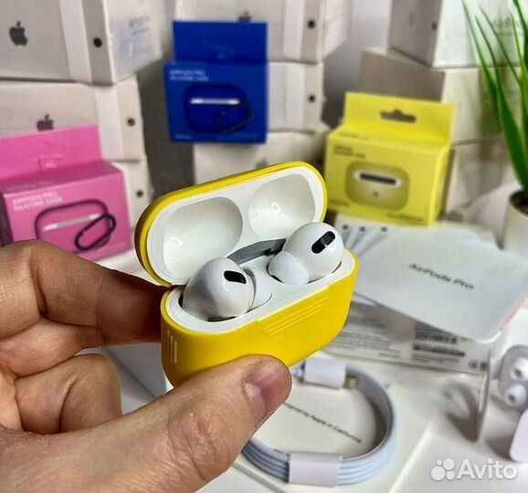 AirPods 2 / AirPods Pro шумодав + доставка / чехлы
