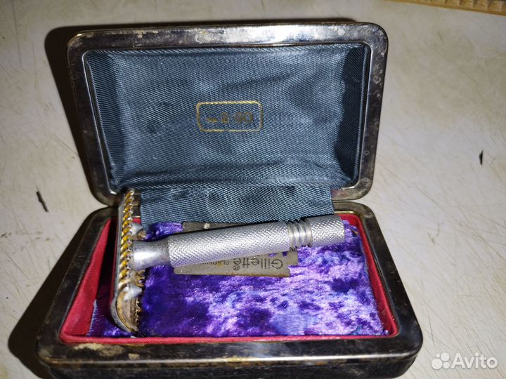 Бритва СССР Волга с футляром