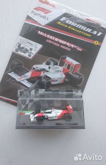 McLaren MP4/4 Айртон Сенна(1988) 1/43 с журналом
