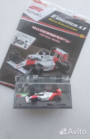 McLaren MP4/4 Айртон Сенна(1988) 1/43 с журналом