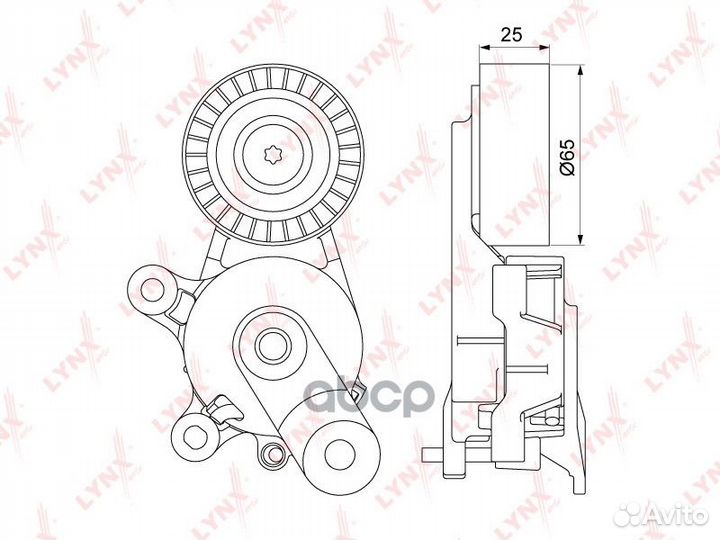 Натяжитель ремня навесного оборудования PT3099