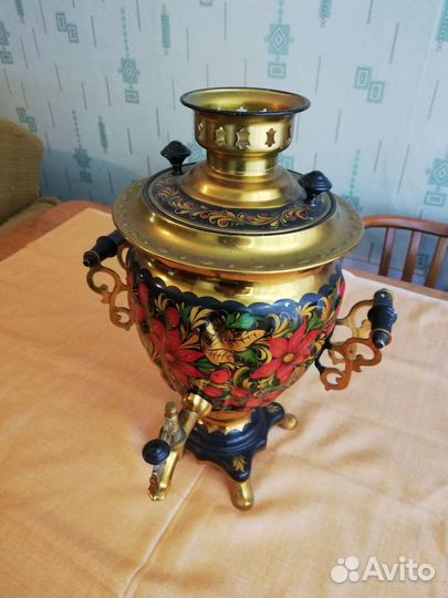 Самовар электрический расписной