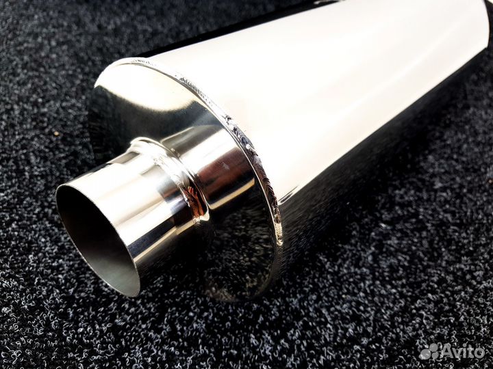 Бочка Titanium HKS style 63мм - Универсальный глуш