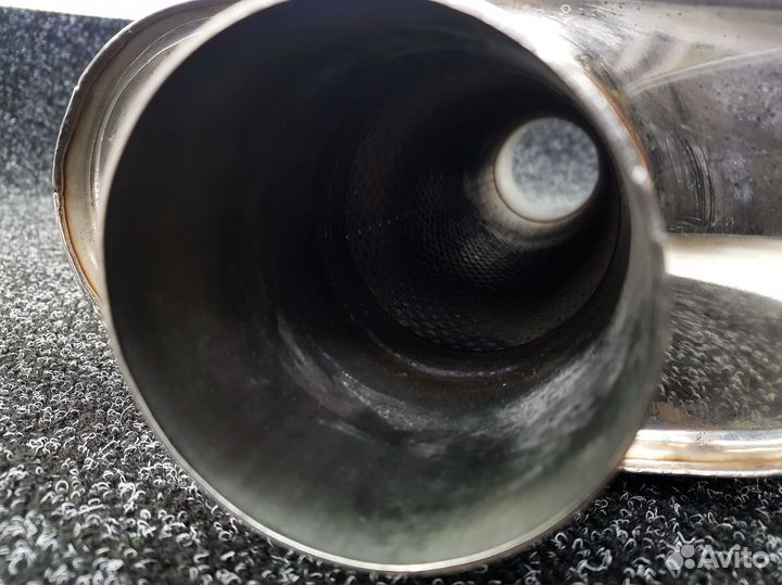 Универсальный глушитель 76мм резонатор