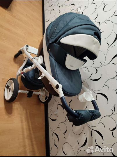 Коляска 2 в 1 adamex monte carbon