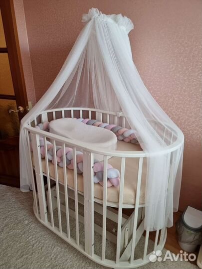 Балдахин в кроватку с держателем