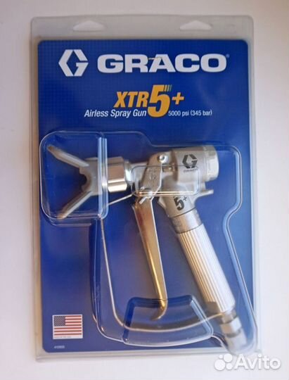 Пистолет окрасочный Graco XTR5+, 345 бар