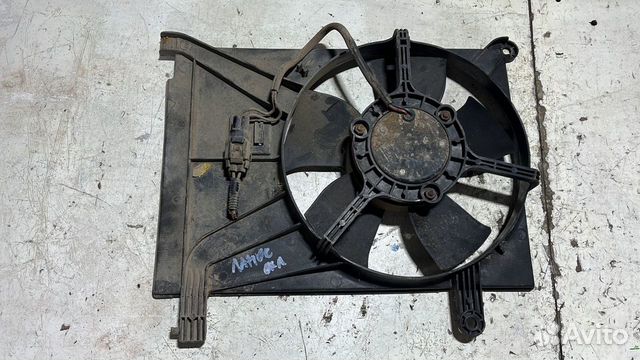 Вентилятор радиатора Шевроле Ланос с конд