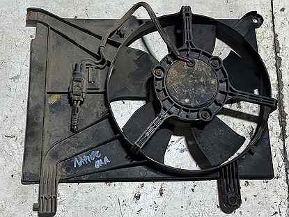 Вентилятор радиатора Шевроле Ланос с конд