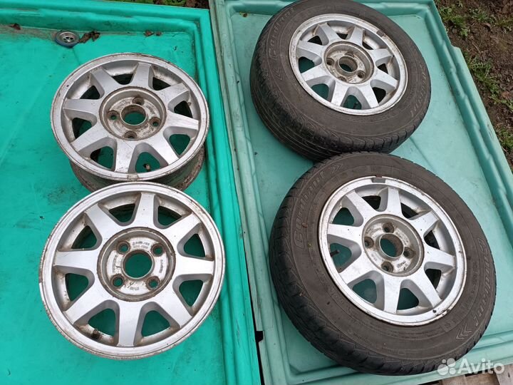 Литые диски r14 на audi 80b3
