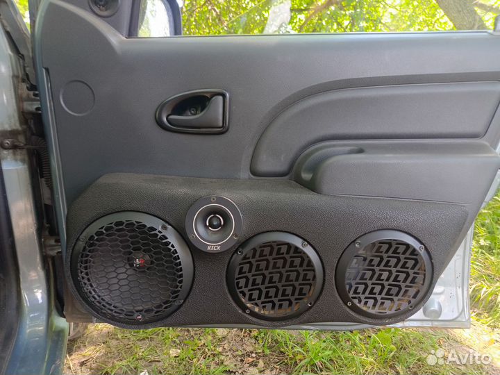 Дверные карты renault logan 1 автозвук