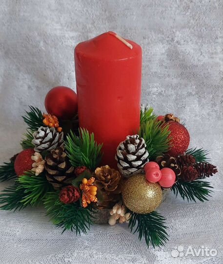 Свеча, подсвечник