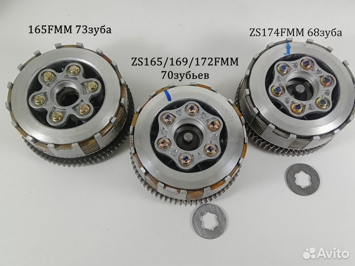 Сцепление в сборе ZS165/169/172FMM/174FMM