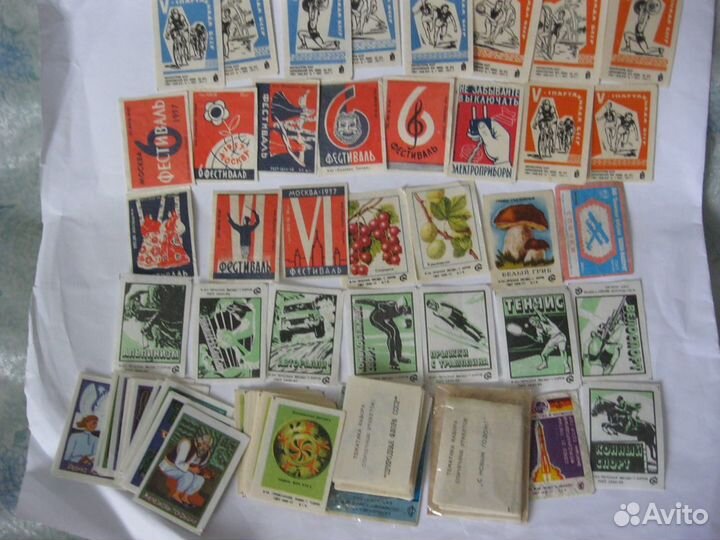 Спичечные этикетки, коробки и наборы