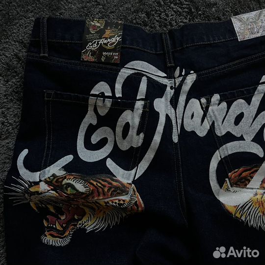 Джинсы Ed Hardy Tiger Heads