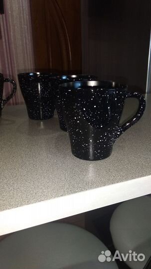 Набор кружек. Новые 6 штук. 250 мл