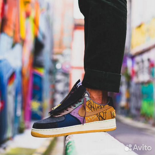 Кроссовки Nike Air Force 1 Travis Scott (41-45)