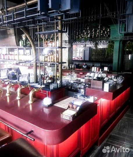 Барная стойка для приемной из искусственного камня