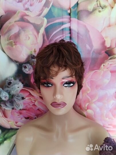 Парик из натуральных волос новый