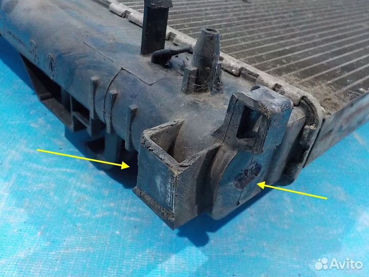 Радиатор охлаждения двигателя renault Duster 1 201