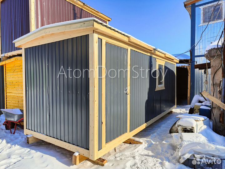 Бытовка металлическая хоз блок / С гарантией