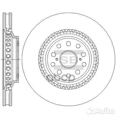 Диск тормозной передний левый SD4655 (43516-5 S