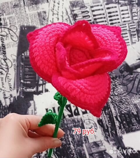 Вязаные тюльпаны