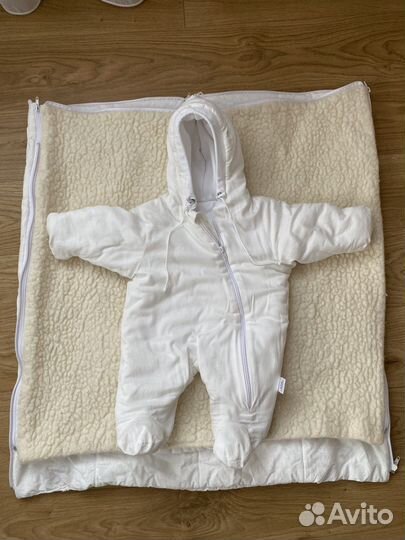 Конверт трансформер на выписку с комбинезоном