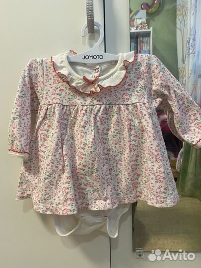 Платья пакетом для девочки 6-9 мес